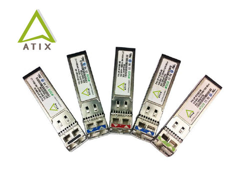 ATIX-SFP-10G-SR Data Rate: 10G, Wavelength: 850nm, Distance: 300mts, DDM.