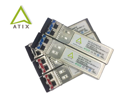 ATIX-SFP-10G-ZR Data Rate:  10G, Wavelength: 1550nm, 80km, DDM.